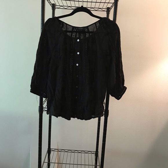 Lucky Brand black top - Picture 4 of 5